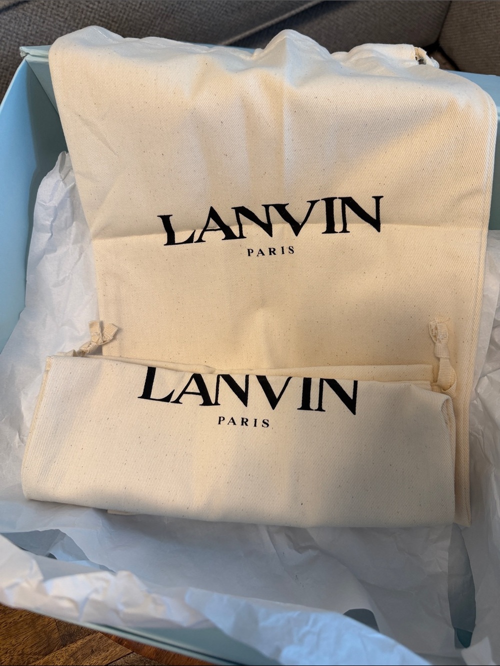 Lanvin White and Silver Crystal-Detail Low-Top Sneaker - Picture 10 of 10